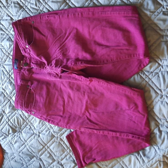 Red Camel Size 9 Maroon Skinny Jeans - Picture 2 of 5